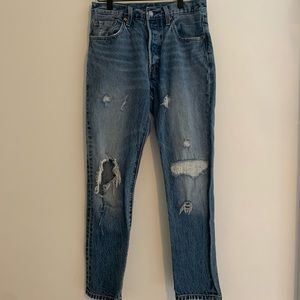 Levi’s skinny 501 | White oak denim line